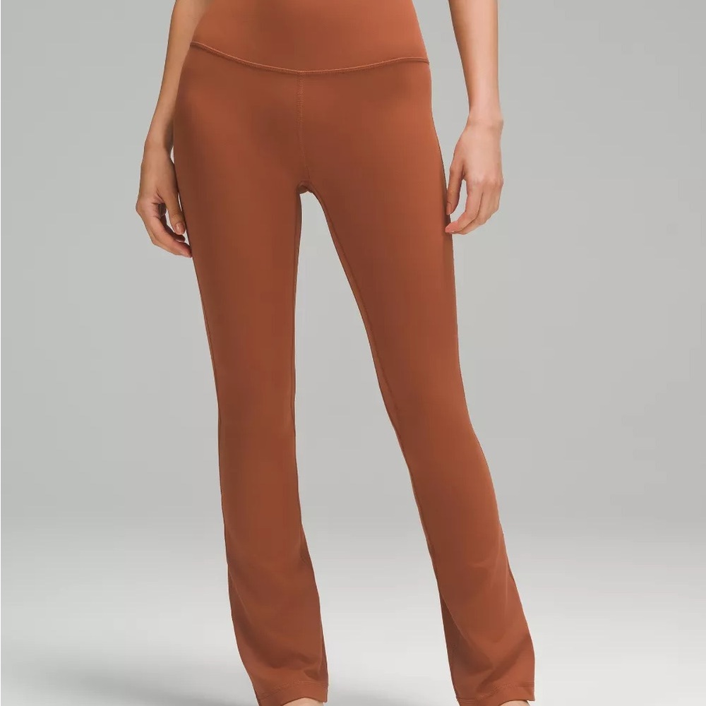 Lululemon Women's Orange Brown Flare Pants